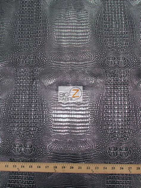 metallic african crocodile embossed vinyl fabric|Amazon.com: Alligator Fabric, Soft Textured Crocodile Vinyl Faux .